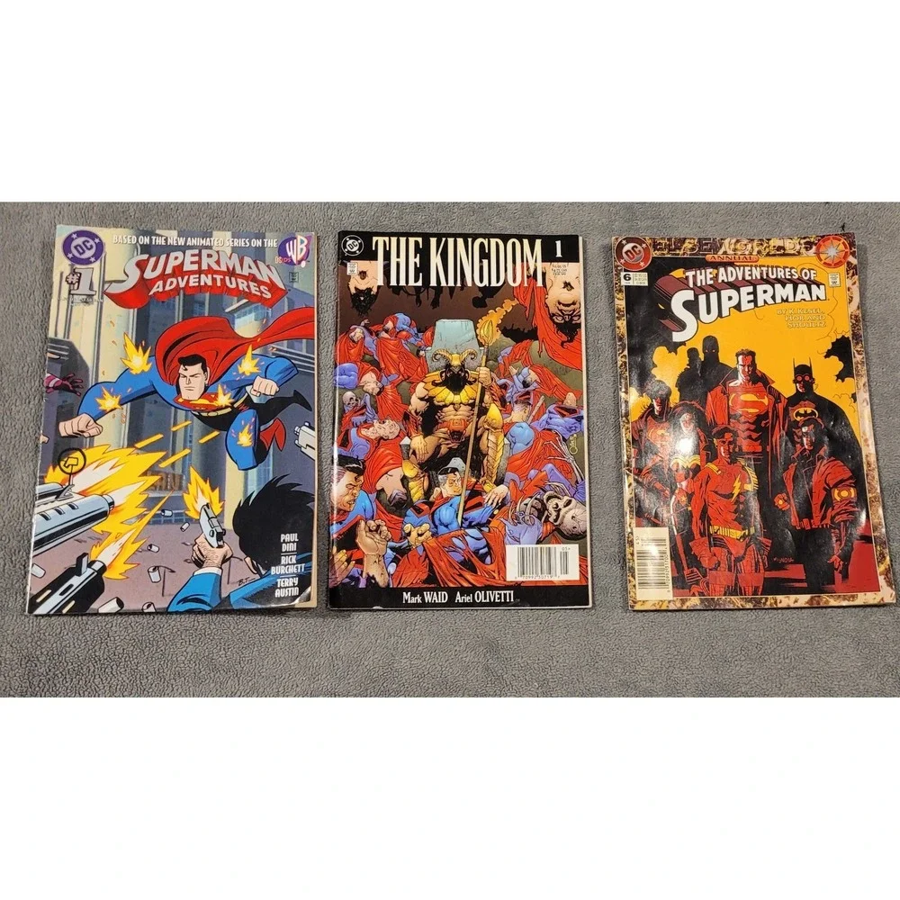 Vintage 1990s DC Comics & Milestone Universe Lot – 7 Issues Superman, Steel,JLA